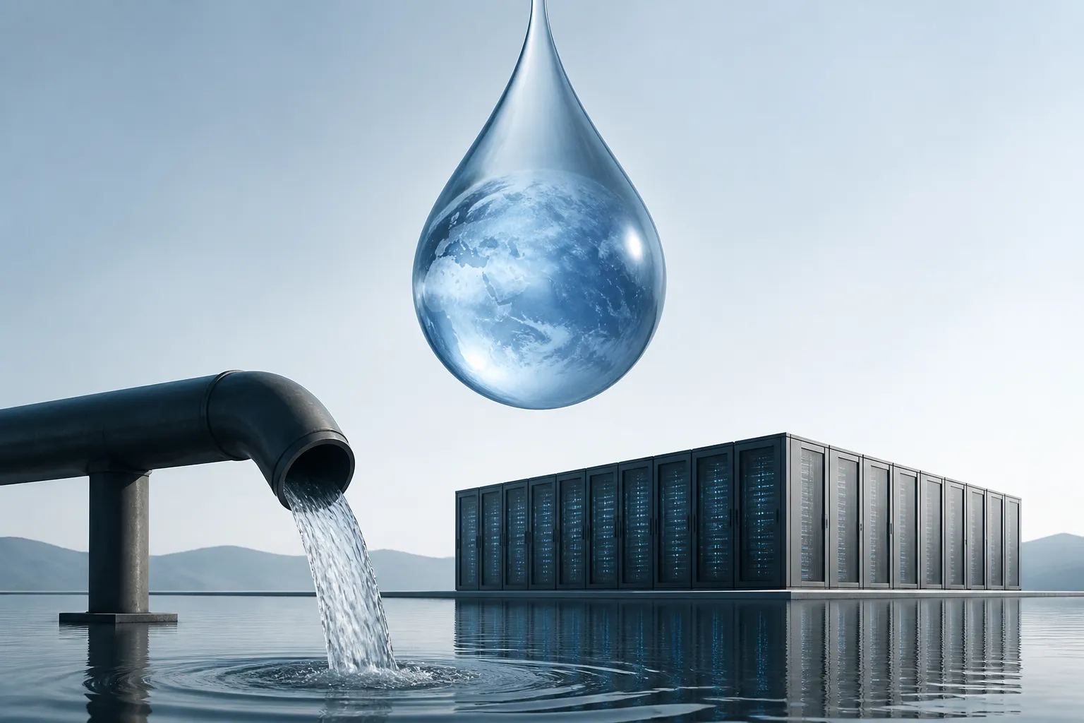 Amazon mette il contatore ai data center: nel 2025 hanno consumato 2,5 miliardi di galloni d’acqua